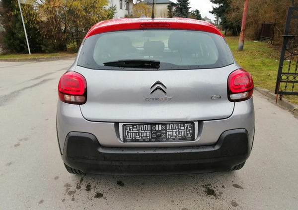 Citroen C3 cena 44500 przebieg: 68656, rok produkcji 2019 z Krasnystaw małe 352